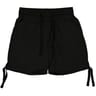Short microfibre uni femme NOIR T50/52