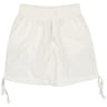 Short microfibre uni femme BLANC T46/48