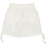 Short microfibre uni femme BLANC T46/48