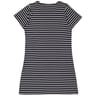 Robe courte sans manches NAVY/ WHITE STRIPES T50/52