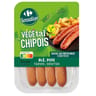 Carrefour sensation végétal chipois blé pois 200g