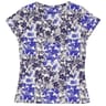 Tee shirt manches courtes femme INDIGO AOP 50\52