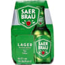 Carrefour bière blonde saer-brau 6x25cl 5%vol