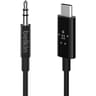Belkin Câble audio 3,5mm avec connecteur USB-C  90cm ROCKSTAR  noir BELKCABAUDUSBC
