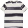 Tee shirt rayures jacquard ECRU/MARINE XXL
