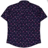 Chemise manches courtes aop fleurs MARINE AOP XXL