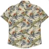 Chemise manches courtes aop fleurs BEIGE AOP M