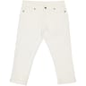 Pantacourt denim femme BLANC T38