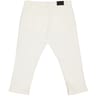 Pantacourt denim femme BLANC T38