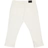 Pantacourt denim femme BLANC T48