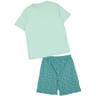 Pyjashort bas aop VERT D'EAU XXL