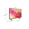 75" DU7105 2024 televiseur smart tv uhd 191 cm - 75"