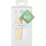 Lot de 2 draps housse unis jaune 40x80cm coton bio Tex