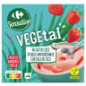 Carrefour sensation yaourt végétal fraise lait de coco 4x100g