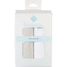 Lot de 2 draps housse unis beige 60x120cm coton bio Tex