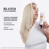 Dessange shampooing blond bleu californien 2x250ml