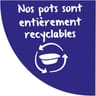 Nestle mini p'tit onctueux croissance abricot dès 6 mois - 6x50g - 300g