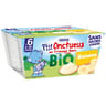 Nestlé p'tit onctueux bio banane dès 6 mois 4x90g