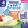 Nestlé p'tit brassé banane pêche 4x90g dès 6 mois