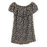 Tee shirt manches courtes femme BLACK/BLANC AOP T52