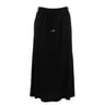 Jupe longue femme SOLID BLACK T38