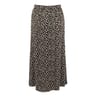 Jupe longue femme BLACK/BLANC AOP T50