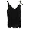 Top fines bretelles SOLID BLACK T38