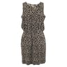Robe courte sans manches BLACK/WHITE AOP T44