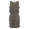 Robe courte sans manches BLACK/WHITE AOP T48