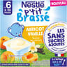 Nestle p'tit brasse abricot vanille 4x90g