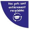 Nestle mini p'tit onctueux croissance nature dès 6 mois - 6x50g - 300g