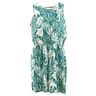 Robe courte sans manches GREEN LEAF AOP T38