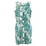 Robe courte sans manches GREEN LEAF AOP T38