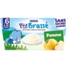 Nestle p'tit brasse ssa pomme dès 6mois 4x90g