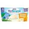 Nestle p'tit brasse ssa banane mangue dès 6mois 4x90g