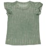 Tee shirt manches courtes femme KAKI FOIL LUREX 50\52