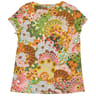 Tee shirt manches courtes femme IMPRIME FLEURI 50\52