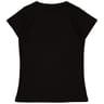 Tee shirt manches courtes femme NOIR PAPILLON 50\52