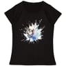 Tee shirt manches courtes femme NOIR PAPILLON 46\48