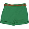 Short toile femme VERT T48