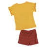 Pyjashort fille JAUNE 10 ANS