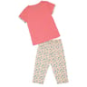 Pyjama corsaire FUSHIA/AOP T46/48