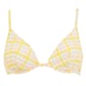 Soutien gorge triangle armatures maquis BLANC 90D