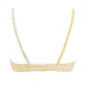Soutien gorge triangle armatures maquis BLANC 90D