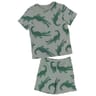 Pyjashort garçon KAKI AOP 10 ANS