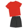 Pyjashort  manches courtes garçon ROUGE/ANTHRACITE 10 ANS