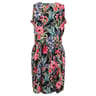 Robe courte FLOWER LEAF AOP T44