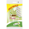 Bic rasoir jetable féminin pure lady 3 lames maxi pack x8