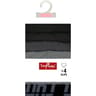 Lot de 4 slips unis homme 2305 GRIS/ANT/NOIR/NOIR T3