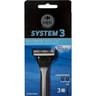 Carrefour men rasoir tête pivotante systeme3